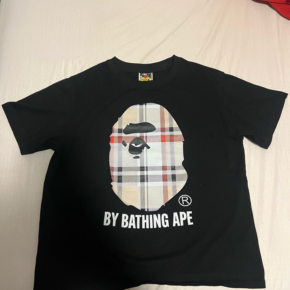 Burberry X BAPE Black T-Shirt